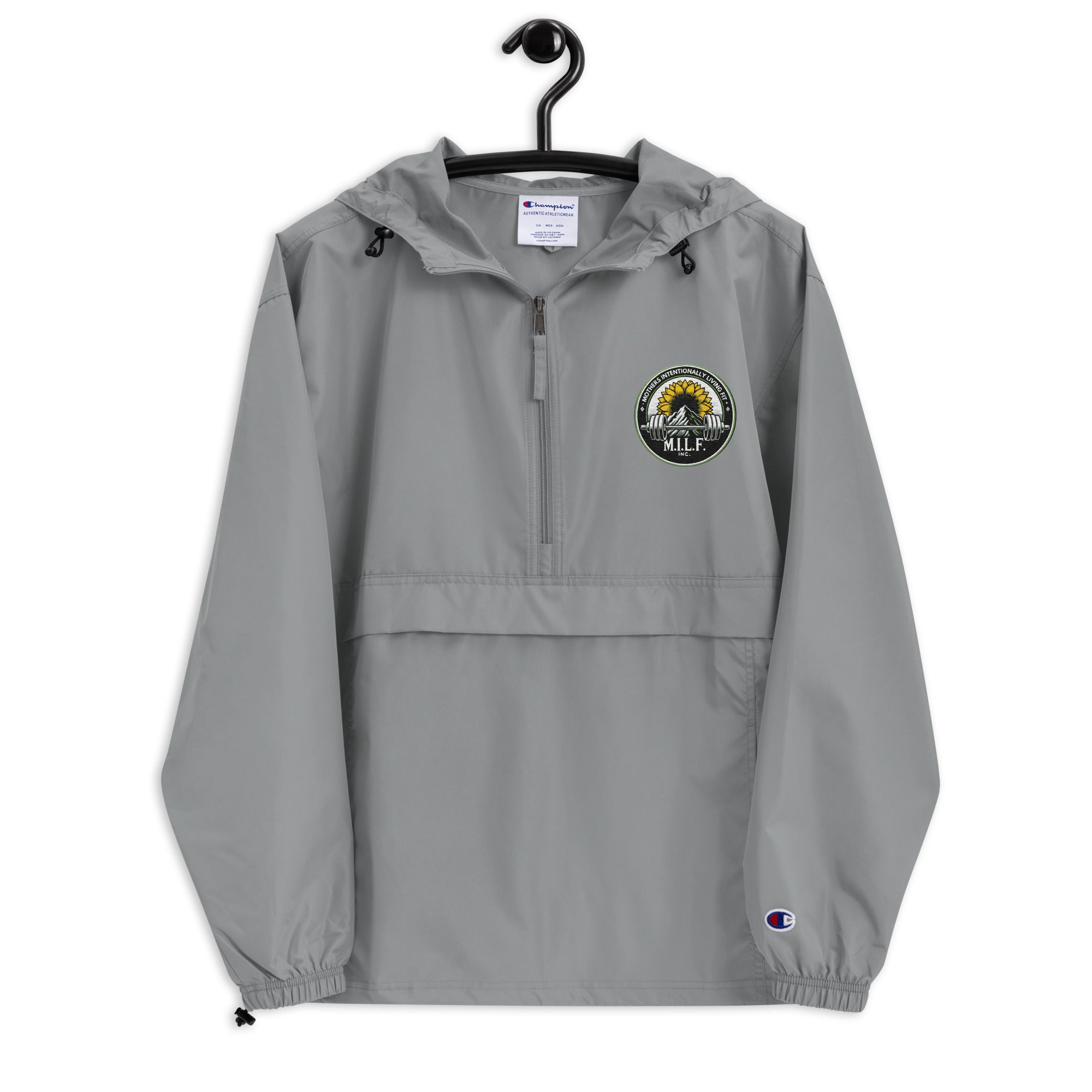 Embroidered Champion Packable Jacket – MILF Inc.